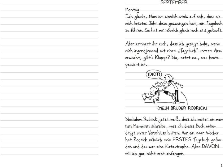 Produktbild Gregs Tagebuch 2. Gibts Probleme? (Deutsch, Jeff Kinney, 2008)