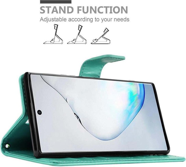Actual product image Cadorabo Flower Book cover (Samsung Galaxy Note 10)