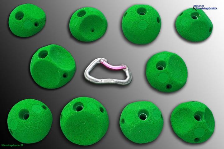 Produktbild Move It Climbingholds Hemisphere M Klettergriffe-Set (Schwarz)