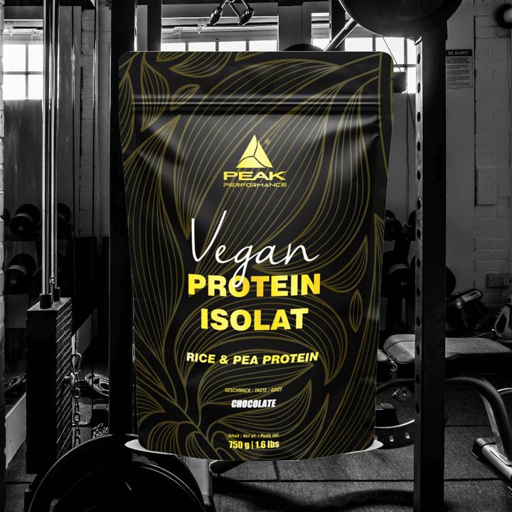 Image du produit Peak Ice Works Isolat de protéines végétalien (750 g, 1 x, Chocolat)