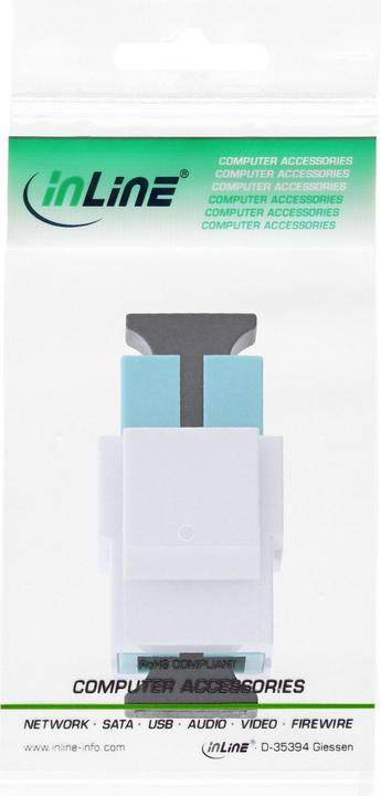 Produktbild InLine LWL Keystone Snap-in Kupplung (Keystone Modul)