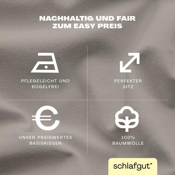 Immagine prodotto schlafgut Easy Jersey (Copricuscino, 70 x 90 cm)