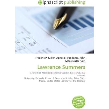Lawrence Summers, Fachbücher