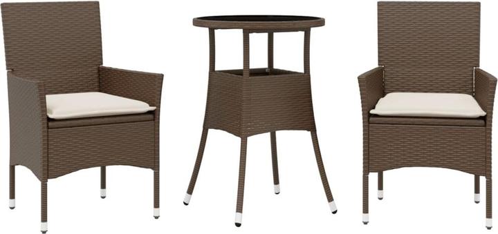 Produktbild vidaXL Garten Essgruppe (60 x 60 x 75 cm)