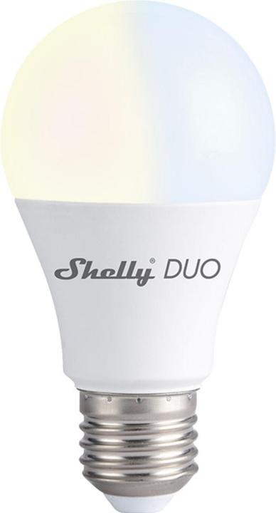 Shelly Duo E27 - WW/CW (E27, 9 W, 800 lm, 1 x, F)