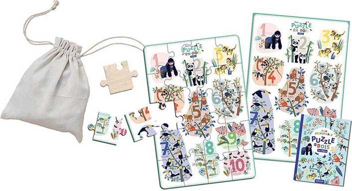 Image du produit Mon incroyable puzzle en bois / Les chiffres (2000 pièces)