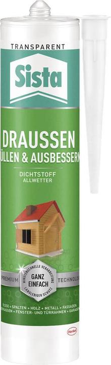 Produktbild Sista Draussen Füllen & Ausbessern transparent (0.34 kg, Transparent, 280 ml)