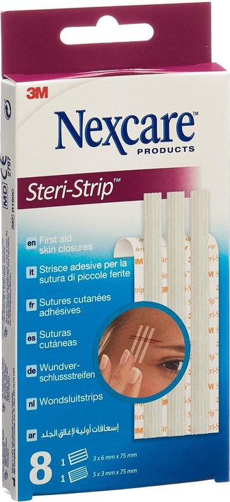 Produktbild 3M Nexcare Steri-Strips Wundverschlussstreifen (8 x)