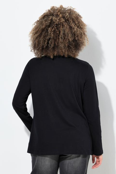 Produktbild Ulla Popken Shirt, Weihnachtsmotiv, Classic, Rundhals, Langarm (54)