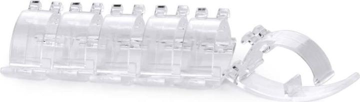 Actual product image Swissinno Clips 6er für Montage von Taubenabwehr-Spikes an Dachrinnen