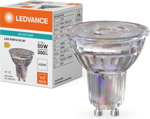 Produktbild Ledvance LED PAR165036 3.7W 840 GU10 P LEDV (GU10, 350 lm, 1x)