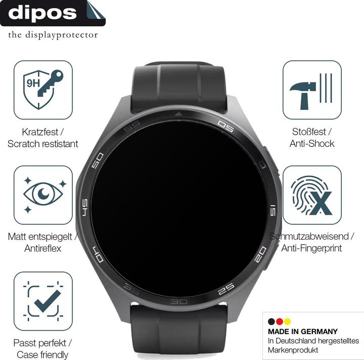 Produktbild Dipos Anti-Shock Displayschutz Matt 9H