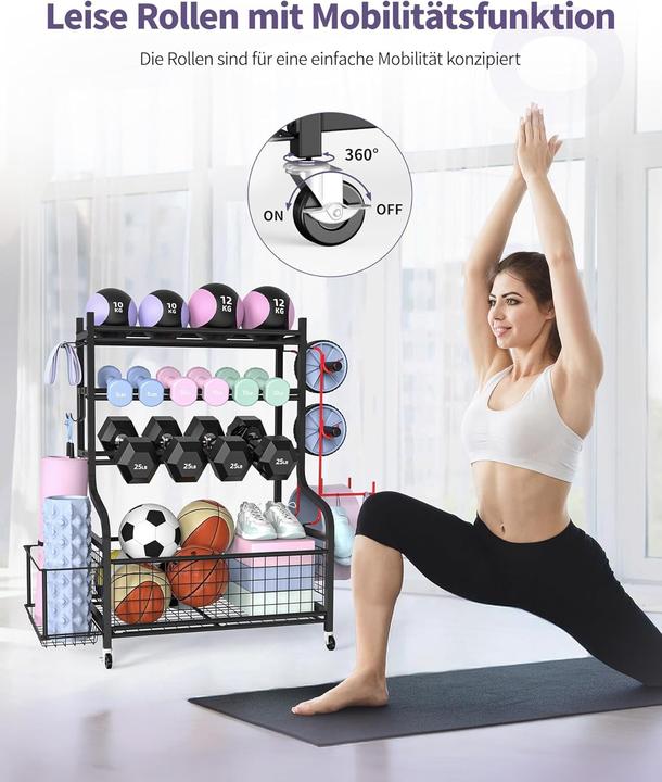 Actual product image Zachvo Multifunktionaler Hantelständer für Home Gym