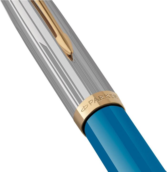 Image du produit Parker Pen Stylo à bille 51 Premium Turquoise G.C. M (Turquoise, 1 x)