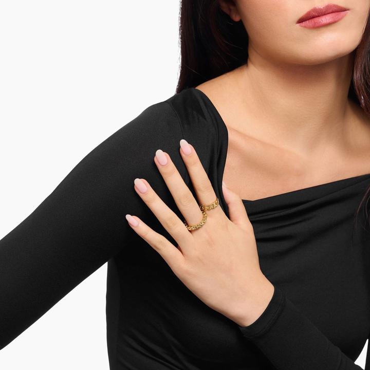 Produktbild Thomas Sabo Ring Box Chain vergoldet (56, 925 Silber)