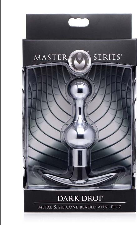 Image du produit Frisky Dark Drop Metal Silicone Beaded Anal Plug