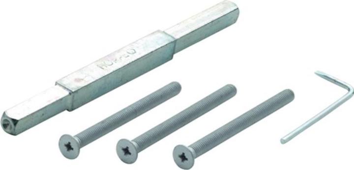 Actual product image Hoppe Fastening set D/D quick pin 2210/3310 Door thickness 82-87mm Screw-L.M6x95 galvanised Square ma... (Door handle)