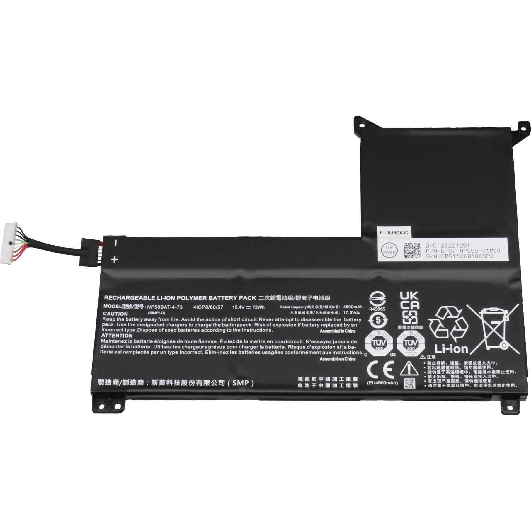 Medion 40084173 (4 Zellen, 4600 mAh), Notebook Akku