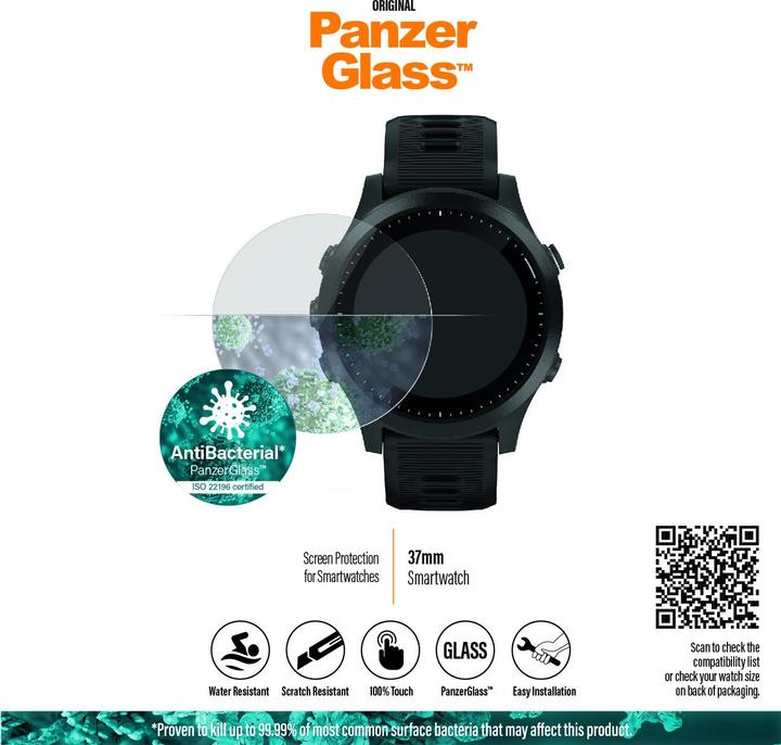 Image du produit PanzerGlass Protecteur d'écran 37 mm Smartwatches