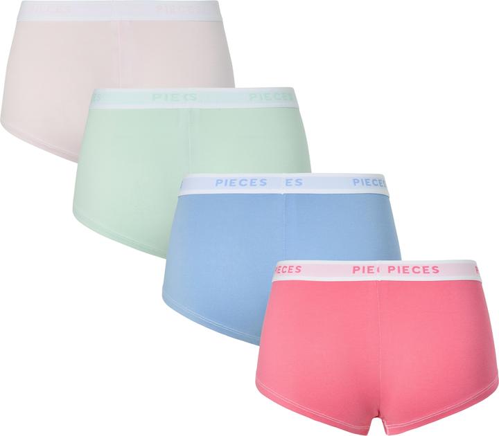 Immagine prodotto Pieces PCLOGO LADY 4er-Pack Boxershorts (XS, confezione da 4)