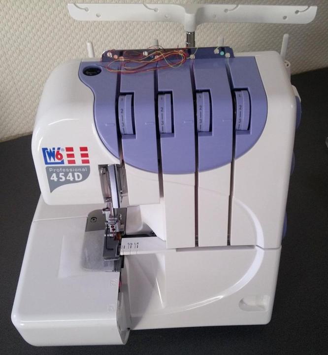 Actual product image W6 Overlock sewing machine N 454D