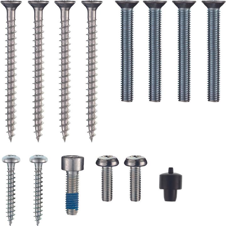 Dormakaba Accessoires de vissage pour TS 83 (Porte de chambre, Porte d'entrée, Porte en bois, Porte-fenêtre)