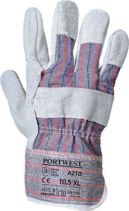 Actual product image Portwest Unisex Adult A210 Canadian Leather Rigger Gloves (XL)
