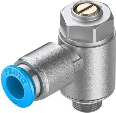 Produktbild Festo Medium-Drosselventil, G1/8″ / QS-8, 20kPa... 1MPa, 475L/min