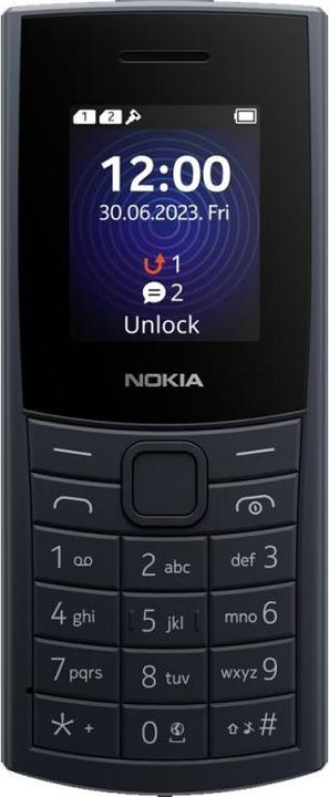 Actual product image Nokia 110 (Dual Sim - 1.77" - 4 MB) Black (1.77")