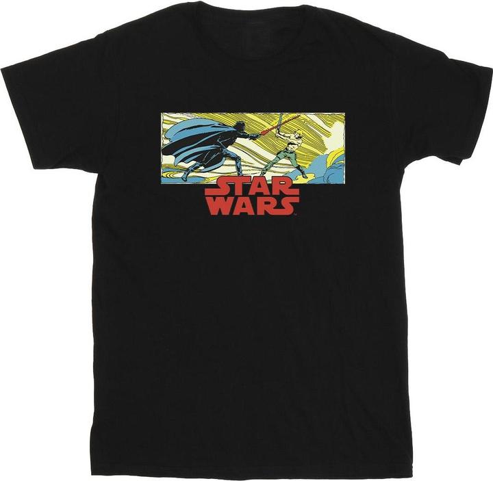 Immagine prodotto Star Wars Comic Strip Luke And Vader Maglietta Uomo (L)