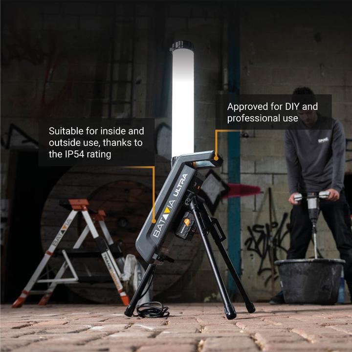 Produktbild Batavia 18V/230V Hybrid-LED-Arbeitsleuchte 360° (ohne Akku und Ladegerät) (4300 lm)