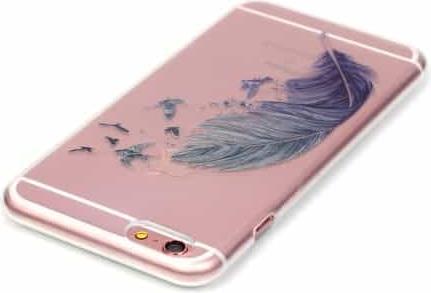 Produktbild Ueli Express iPhone 6s / 6 Super Slim Gummi Hülle TPU Flug Federn (Apple iPhone 6s, Apple iPhone 6)