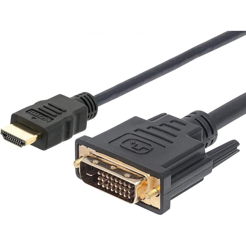 Techly HDMI (Typ A) — DVI (1 m, HDMI, DVI), Video Kabel