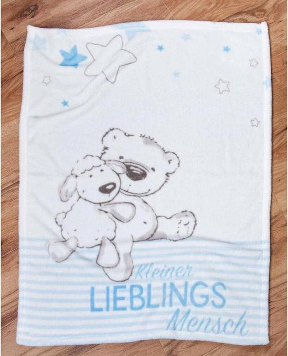 Actual product image Babybest Favourite Man Microfibre Fluffy Blanket (100 x 75 cm)