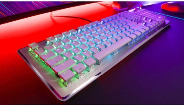 Produktbild Roccat Vulcan II, weiss Gaming-Tastatur, roter Schalter (DE)