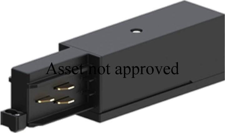 Actual product image EGLO 67593 TRACK ON DALI track system component 95x32mm Black Dimmable