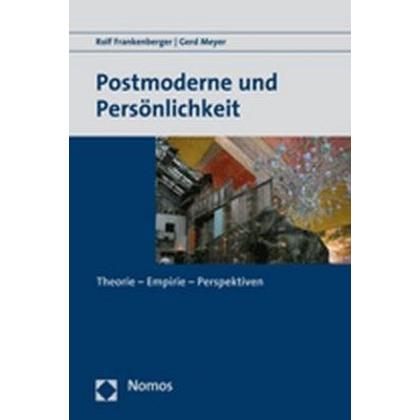 Postmoderne und Persönlichkeit, Fachbücher von Gerd Meyer, Rolf Frankenberger
