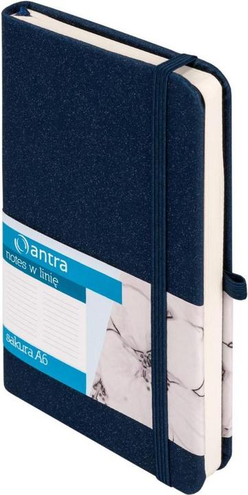 Image du produit Antrax Carnet de notes A6 Line Sakura bleu marine (A6, À rayures)