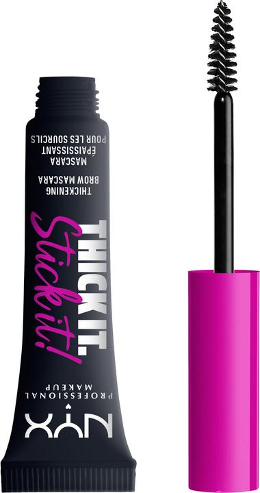 NYX Professional Make-Up Thick it. Stick it! Brow Mascara Black (Black)