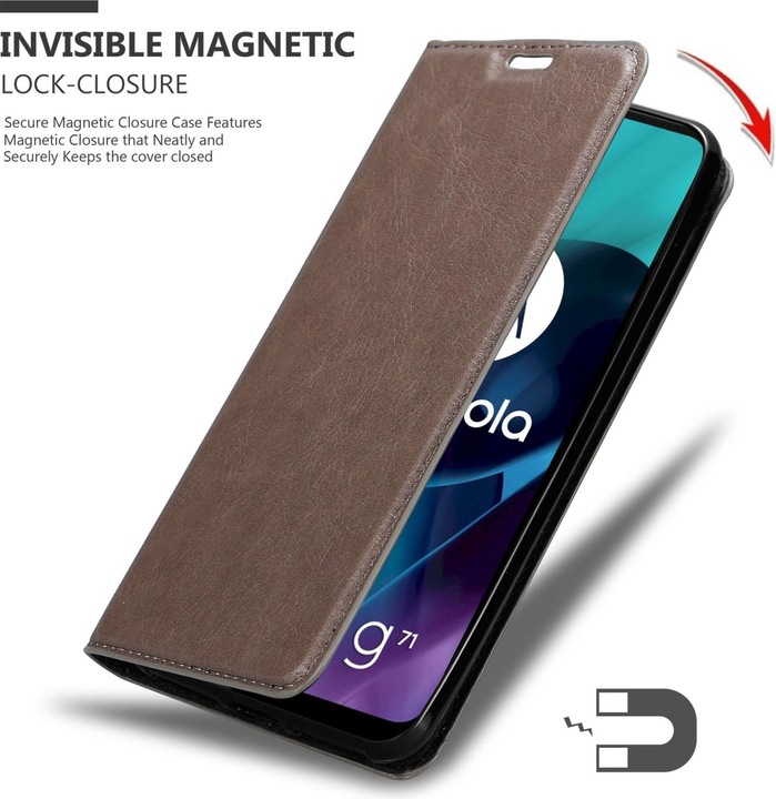 Produktbild Cadorabo Book Invis. Magnet Hülle (Motorola Moto G71 5G)
