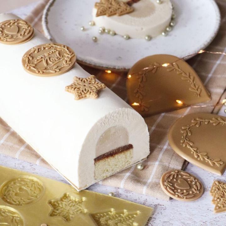 Produktbild ScrapCooking Silikonform Bûche de Noël Dekoration