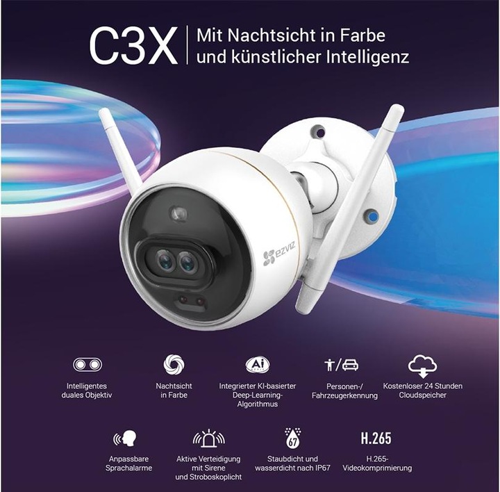 Actual product image EZVIZ C3X (1920 x 1080 Pixels)