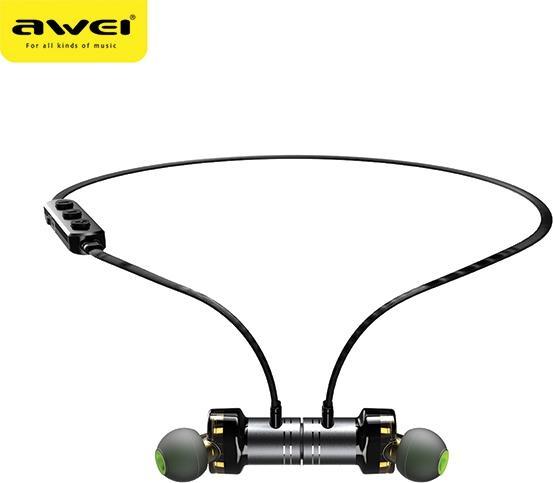 Immagine prodotto Awei słuchawki sportowe Bluetooth X670BL czarny/nero Doppio altoparlante dinamico (7 h, Senza fili)