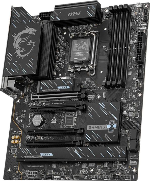 Image du produit MSI MB Intel 1851 Z890 GAMING WIFI (LGA 1851, Intel Z890, ATX)