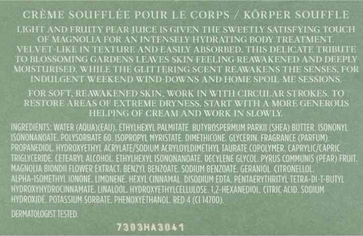 Produktbild Nina Ricci Crabtree & Evelyn Birne und Rosa Magnolie Souffle 250g (Körpercreme)