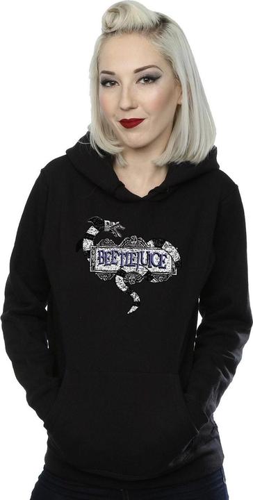 Produktbild Beetlejuice Sandworm Logo Kapuzenpullover (L)