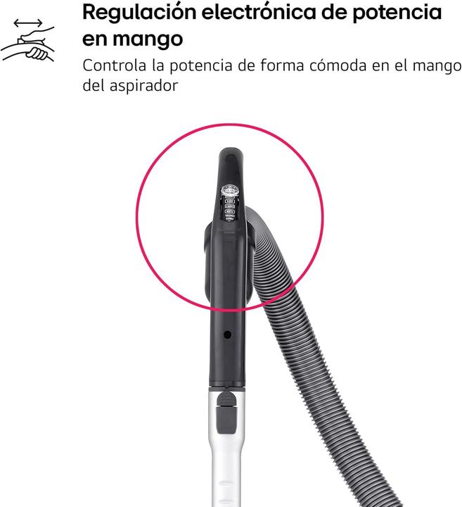 Actual product image LG Bagless Vacuum Cleaner VK8506NHAG Red 650 W