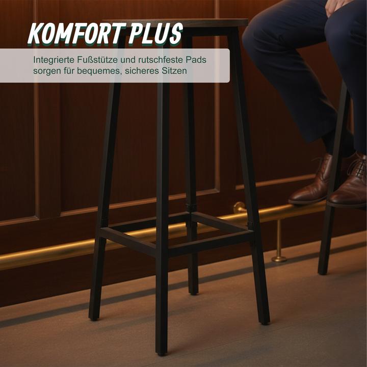 Actual product image Relaxdays 2x barstools