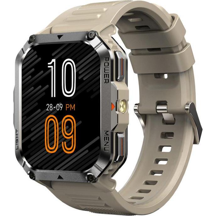 Blackview W70 Pro (Montre connectée - 2.01" - Appels bluetooth) Kaki, Smartwatch