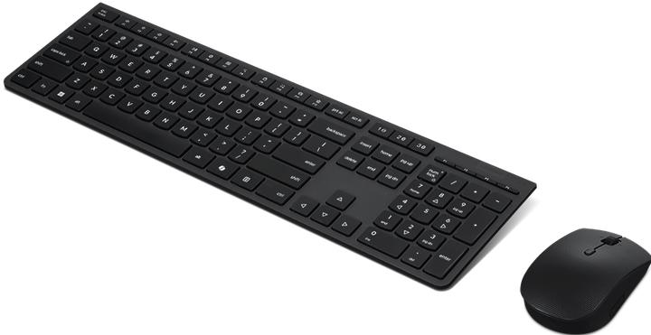 Produktbild Lenovo Professional Wireless Rechargeable Combo Keyboard and Mouse-US Euro (US, Kabellos)